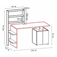 Schreibtisch "DUPLIX"